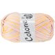 Lana Grossa COTONE Print/Spray/Mouliné | 357-lichtgeel/zachtpaars/rosé/ecru