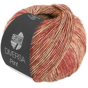 Lana Grossa DIVERSA PRINT | 101-terracotta /oker/kameel/baksteenrood/taupe