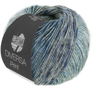 Lana Grossa DIVERSA PRINT | 105-grijs blauw/steengrijs/antraciet/jeans/nacht blauw