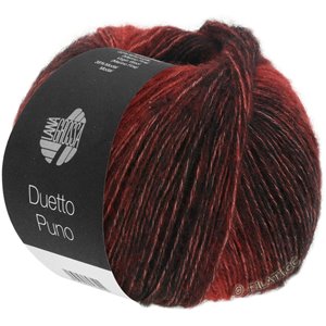 Lana Grossa DUETTO PUNO | 103-terracotta /donker rood/zwartrood