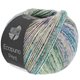 Lana Grossa ECOPUNO Print | 606-licht beige/licht groen/donker groen/petrol/donker bruin/aubergine