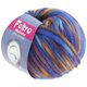 Lana Grossa FELTRO Multicolor | 407-paars/blauw/cognac/licht blauw/pruim