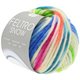 Lana Grossa FELTRO Snow | 457-ruwe witte/groen/blauw/zalm/felroze/petrol/cyclaam
