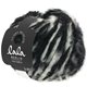 Lana Grossa FURRY Bicolor (lala BERLIN) | 103-zwart/ruwe witte