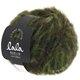 Lana Grossa FURRY Bicolor (lala BERLIN) | 105-olijf/zwartbruin