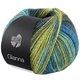 Lana Grossa GIANNA | 05-donker blauw/donker groen/turkoois/munt/geelgroen