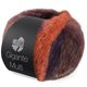 Lana Grossa GIGANTE MULTI | 102-grijs bruin/petrol blauw/mandarijntje/grijs rood/donker violet/paars