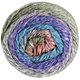 Lana Grossa GOMITOLO COLLINA | 1022-licht grijs/grijs paars/violet/turkoois/rose