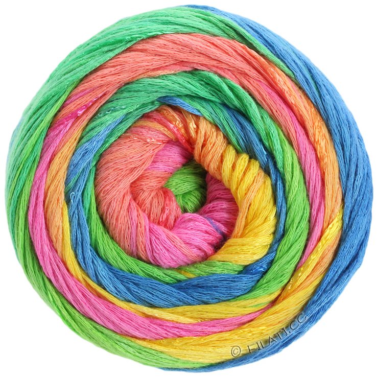 Lana Grossa GOMITOLO DOPPIO | 201-geel/groen/zalm/rose/felroze/jade/blauw/turkoois