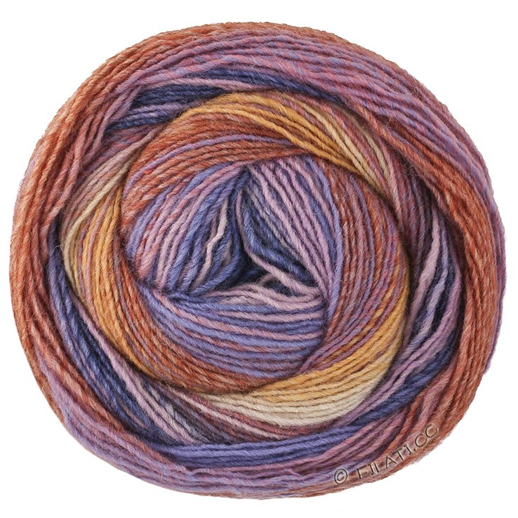 Lana Grossa GOMITOLO MODO | 621-mauve/sering/blauw/donker blauw/rozenhout/beige/oker/noga/bruin/blauwgrijs/licht grijs/donker grijs
