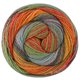 Lana Grossa GOMITOLO MODO | 625-grijs rood/rood/oranje/saffraangeel/kaki/licht grijs/grijs blauw/grijs groen/olijf