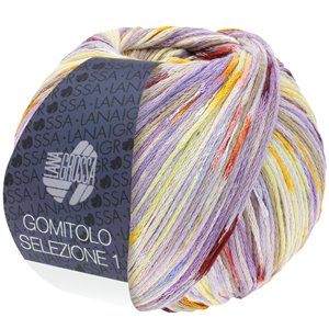 Lana Grossa GOMITOLO SELEZIONE 1 | 1006-violet/sering/natuur/grijs/dooier geel/vanille/bourgondisch