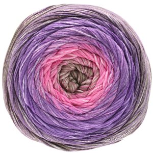 Lana Grossa GOMITOLO SOLE | 919-violet/rose/felroze/grijs beige/grijs bruin