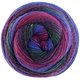 Lana Grossa GOMITOLO VERSIONE | 454-inkt blauw/rood violet/donker violet/foksia/bos groen