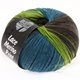Lana Grossa LACE Merino Print | 102-licht groen/petrol/kaki