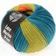 Lana Grossa LACE Merino Print | 121-oranje/mosterd/petrol