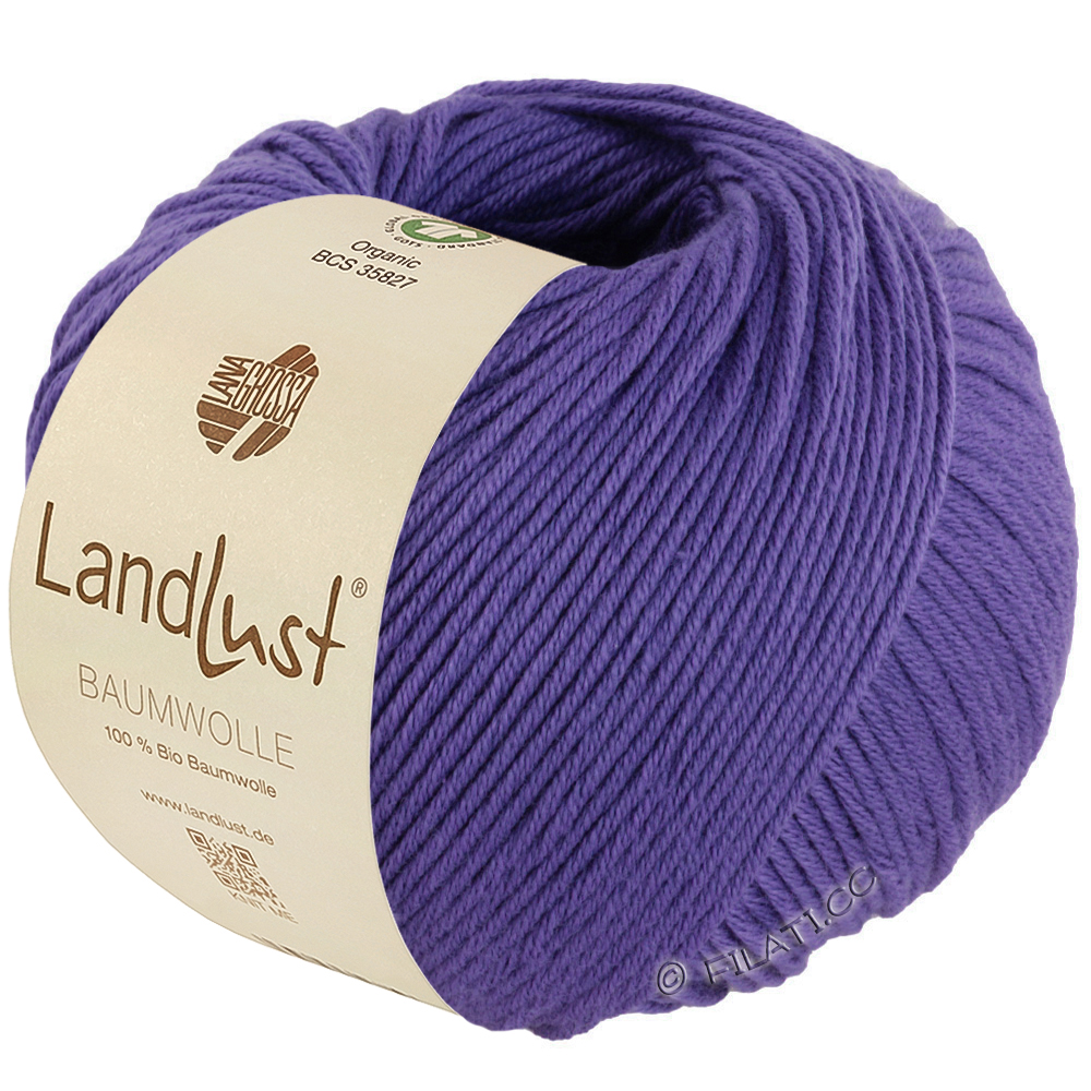 Lana Grossa LANDLUST BAUMWOLLE (GOTS) | 36-blauw violet