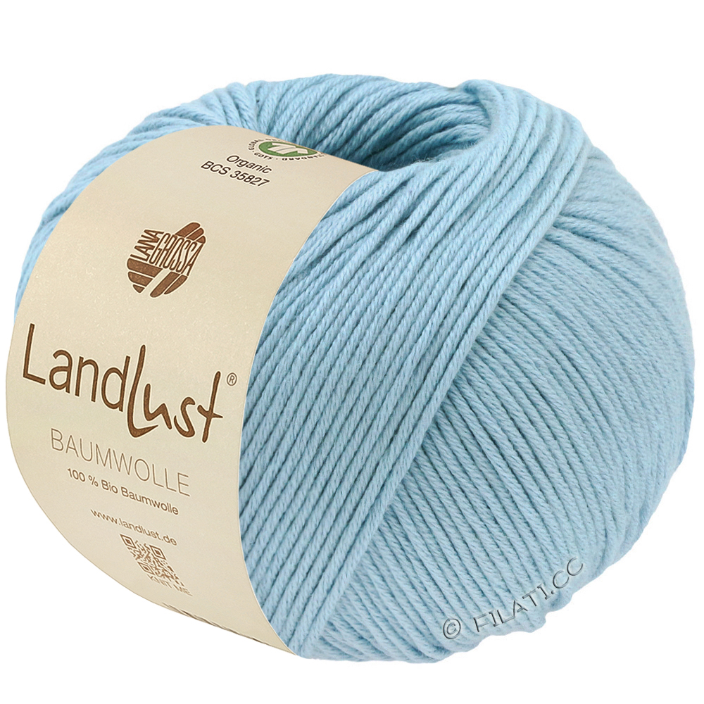 Lana Grossa LANDLUST BAUMWOLLE (GOTS) | 38-licht blauw
