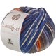 Lana Grossa LANDLUST Naturwolle Print | 102-blauw/oranje