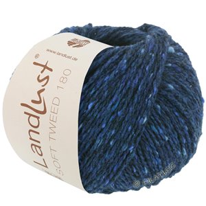 Lana Grossa LANDLUST Soft Tweed 180 | 114-donker blauw mêleerd