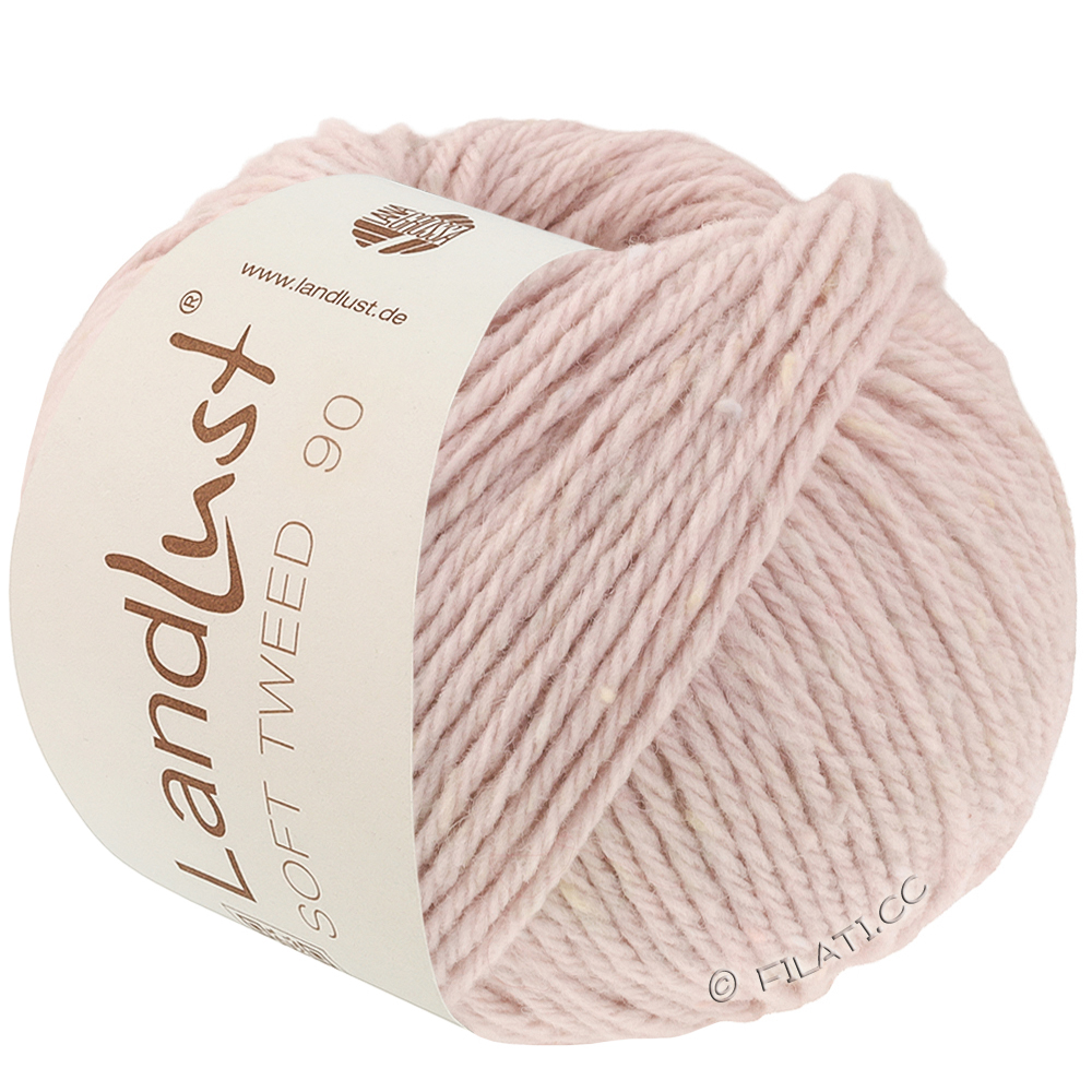 Lana Grossa LANDLUST Soft Tweed 90 | 31-zachtroze  gemêleerd