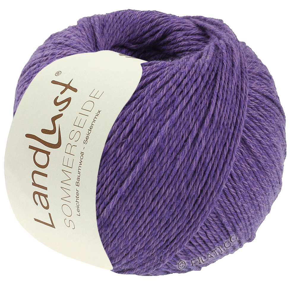 Lana Grossa LANDLUST SOMMERSEIDE | 064-blauw violet