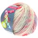Lana Grossa LEI Moulinè/Color Mix/Spray (Ragazza) | 263-ruwe witte/anjer/sering