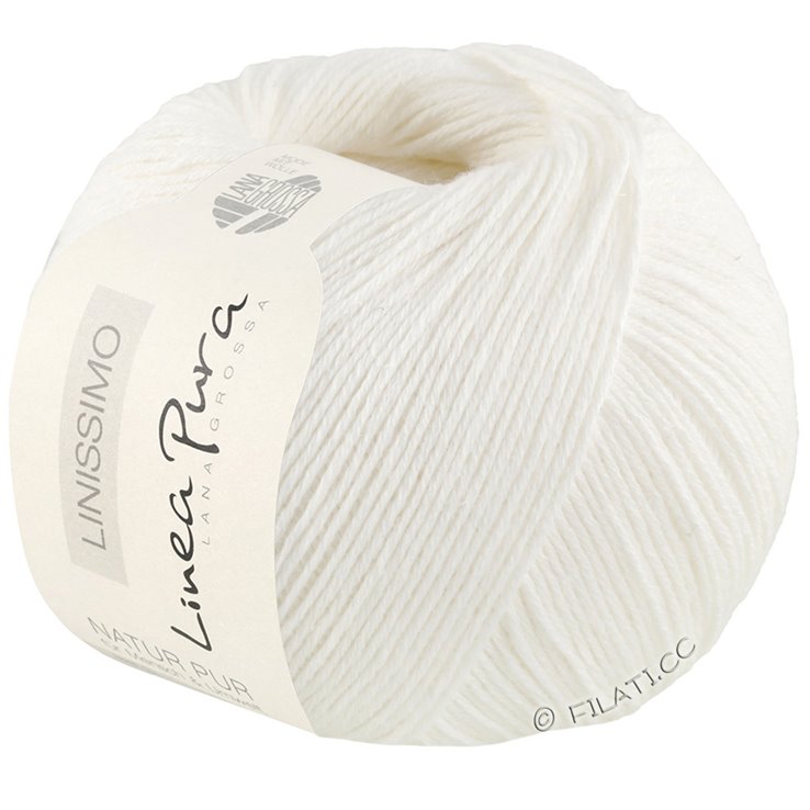 Lana Grossa LINISSIMO (Linea Pura) | 01-wit