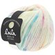 Lana Grossa LOVELY COTTON Inserto (lala BERLIN) | 106-ruwe witte/felroze/turkoois