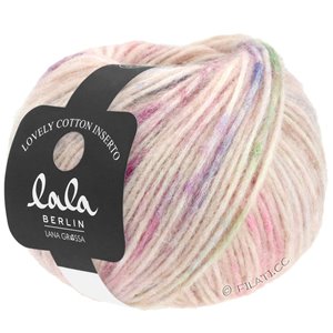 Lana Grossa LOVELY COTTON Inserto (lala BERLIN) | 112-pastelroze/rood violet/blauw violet
