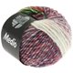 Lana Grossa MEDIO | 28-natuur/grijs groen/felroze/aubergine/zalm/mosterd/rood
