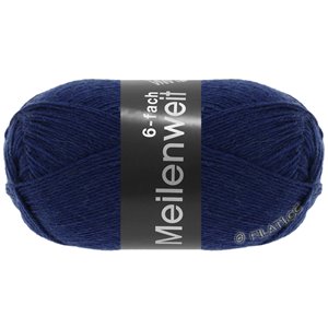 Lana Grossa MEILENWEIT 6-FACH 150g  Uni | 8962-donker blauw