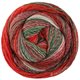 Lana Grossa GOMITOLO (Christmas Edition Lurex) | 120-grijs rood/Wit rood/ecru/donker groen/grijs groen/groen rood/donker rood/jade/rood gestreept
