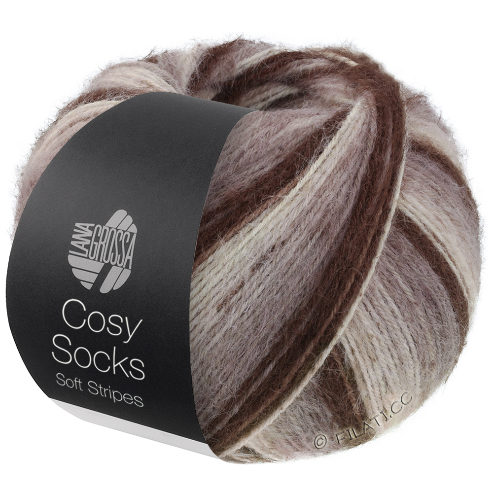 Lana Grossa MEILENWEIT 100g Cosy Socks Soft Stripes