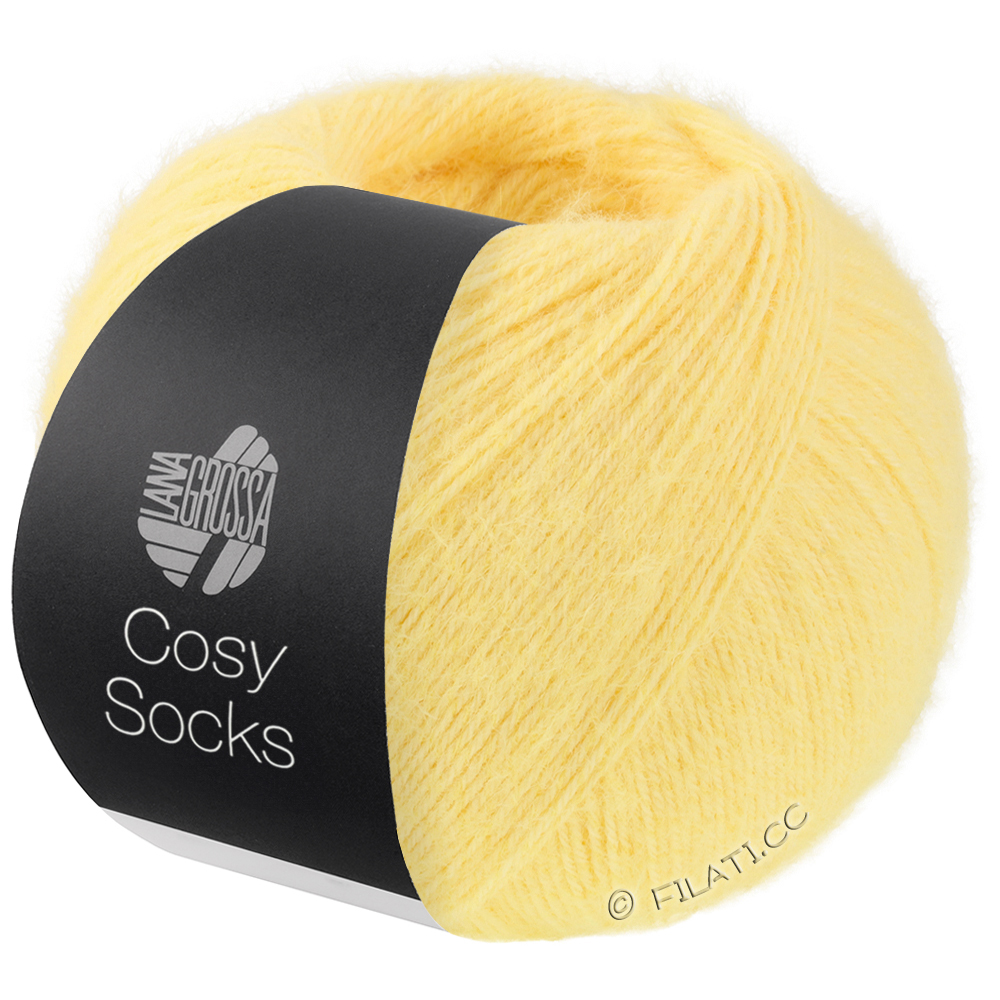 Lana Grossa MEILENWEIT 100g Cosy Socks | 19-geel