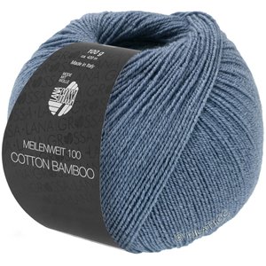 Lana Grossa MEILENWEIT 100g Cotton Bamboo | 34-jeans blauw