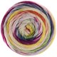 Lana Grossa MEILENWEIT 100g DUSK | 6201-donkere fuchsia/ecru/donker petrol/meigroen/olijf groen/zachtgeel/geel/oranje/fictile rood