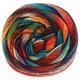Lana Grossa MEILENWEIT 100g Fontana | 5451-olijf/smaragd/donker violet/taupe/grijs bruin/donker bruin/turkoois blauw/roest rood/oranje/jade/rood