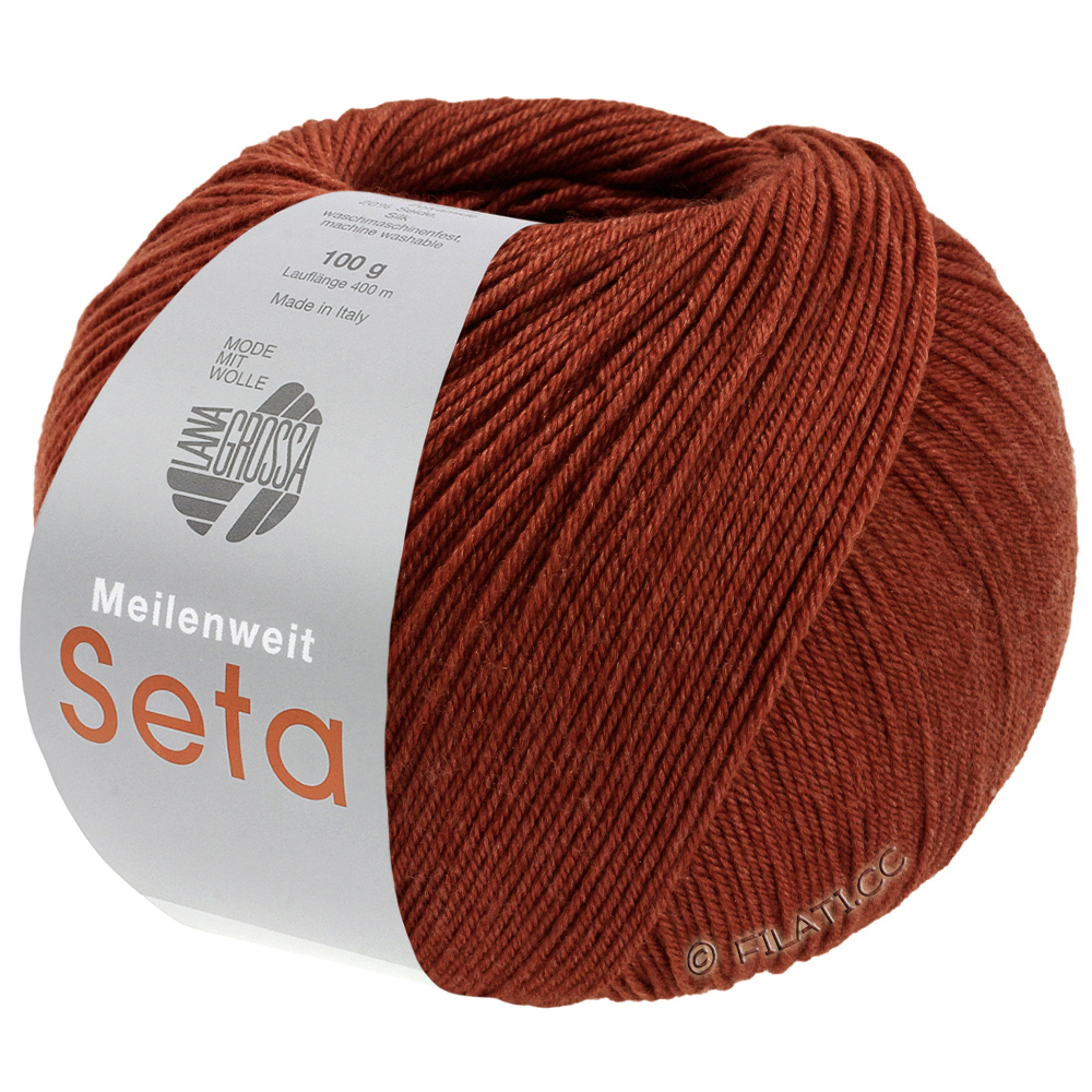 Lana Grossa MEILENWEIT 100g Seta | 60-kaneelbruin