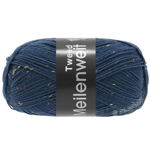 Lana Grossa MEILENWEIT 100g Tweed | 128-donker petrolblauw