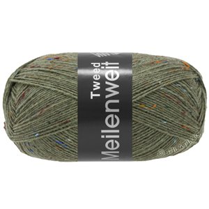 Lana Grossa MEILENWEIT 100g Tweed | 155-groengrijs