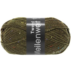 Lana Grossa MEILENWEIT 100g Tweed | 168-loden groen