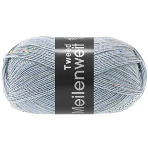 Lana Grossa MEILENWEIT 100g Tweed | 171-grijs blauw