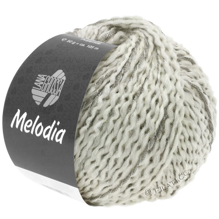 Lana Grossa MELODIA | 01-wit/zilver