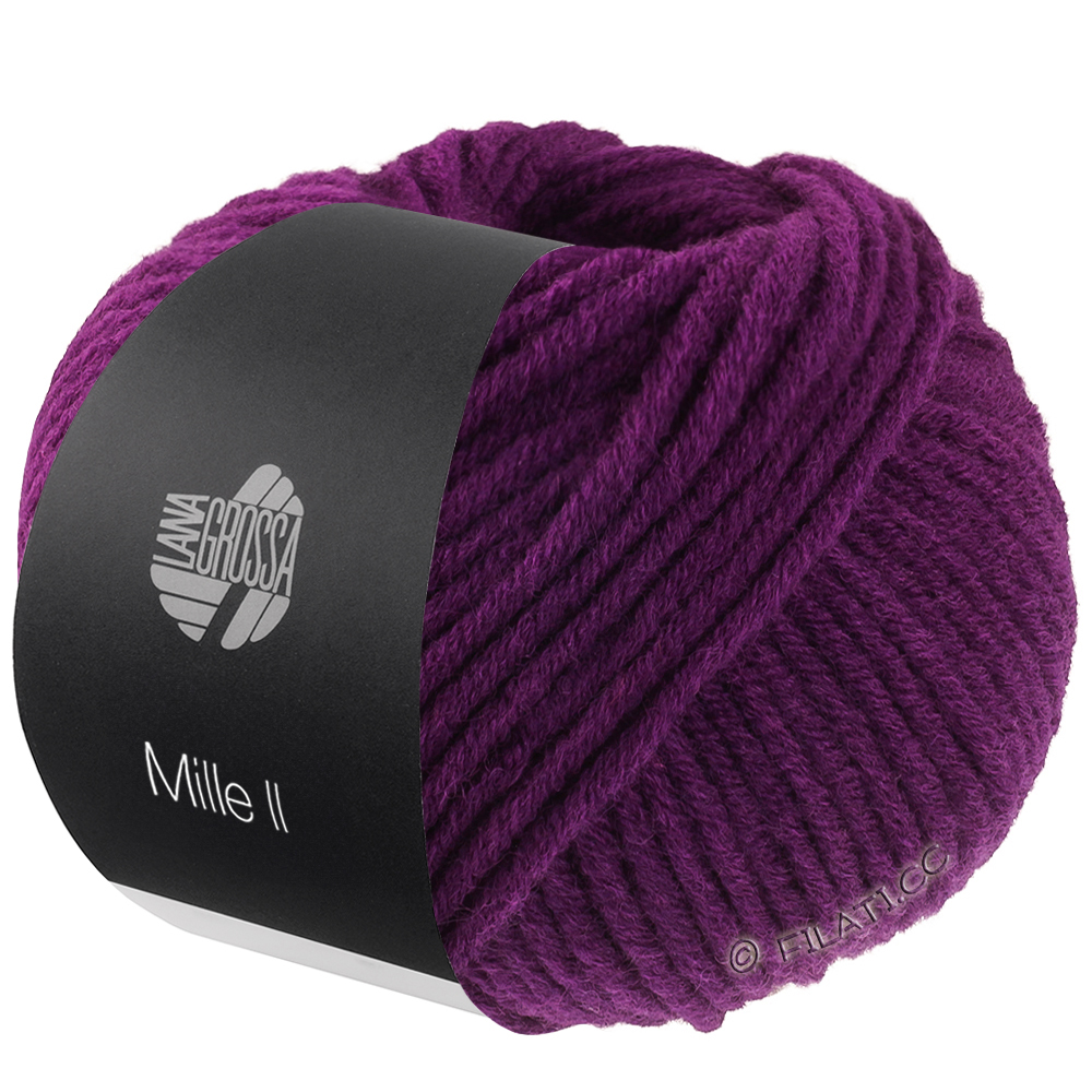 Lana Grossa MILLE II | 176-donker violet
