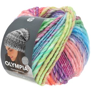 Lana Grossa OLYMPIA Classic | 104-turkoois/felroze/jeans/violet/rose/zalm/witgroen/jade/azuurblauw