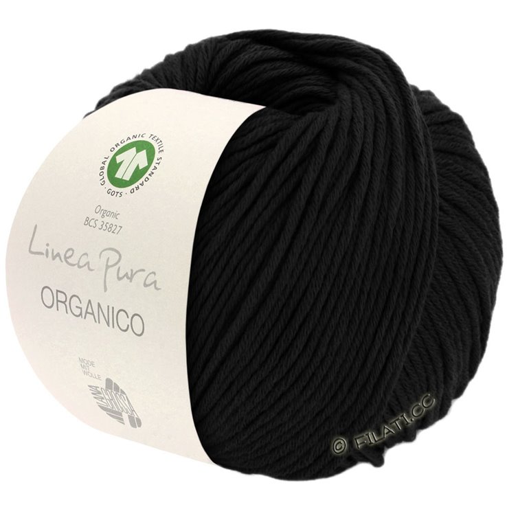 Lana Grossa ORGANICO (Linea Pura) | 014-zwart