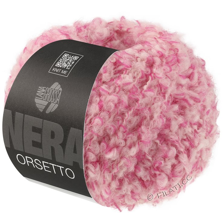 Lana Grossa ORSETTO Moulinè (Nera) | 101-felroze/ruwe witte