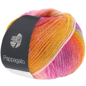 Lana Grossa PAPPAGALLO | 04-felroze/rose/zalm/licht grijs/sering/oranje/geel/blauw paars/rood/donker rood