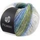 Lana Grossa PICASSO | 02-zilvergrijs/wit/vanille/licht blauw/licht groen/donker groen/olijf/limoen/licht grijs
